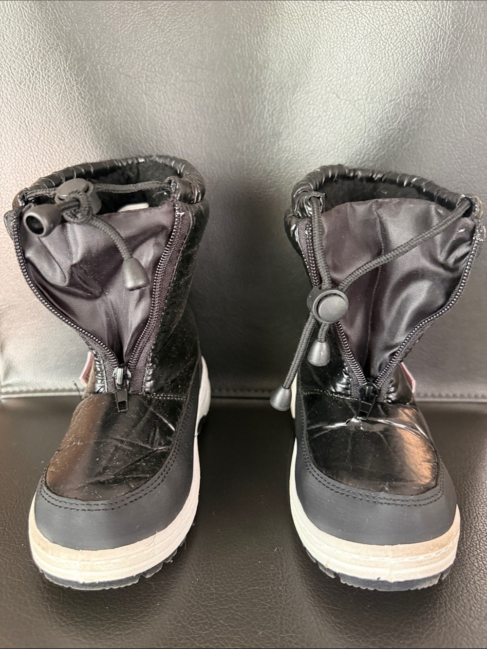 Après Estelle Boot by LAMO Kids Black Winter Snow Boots